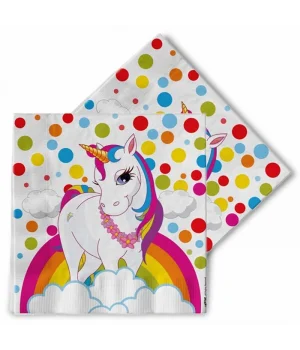 Rainbow Unicorn Peçete
