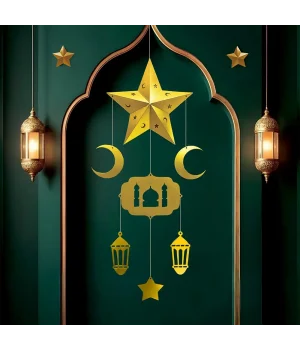 Ramazan Dekorasyon Süs Seti No:1 (7 parça)