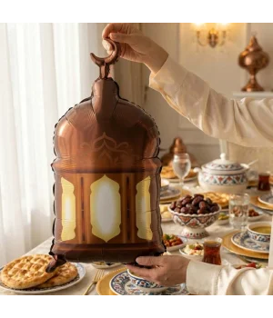 Ramazan Feneri Şekilli Dekoratif Folyo Balon