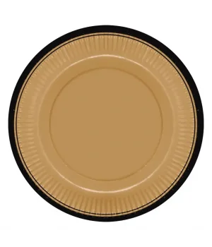 Retro Serisi Mum Işığı Karton Tabak 23cm