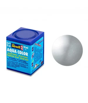 Revell 90 - Aqua Color Silver - Metallic Boya - 18 ml
