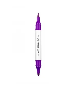 Rich Art-X Acrylic Duo Marker Çift Uçlu Su Bazlı Boyama Markörü No:27 Eflatun