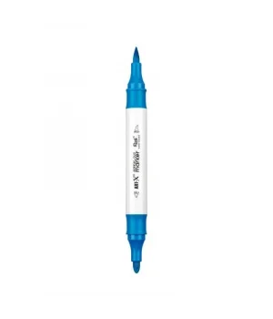 Rich Art-X Acrylic Duo Marker Çift Uçlu Su Bazlı Boyama Markörü No:48 Mavi