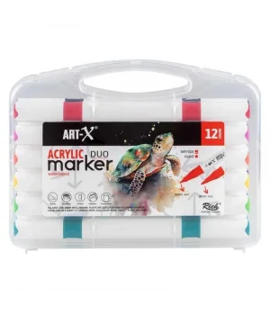 Rich Art-X Akrilik Marker DUO 12 Renk (18057)
