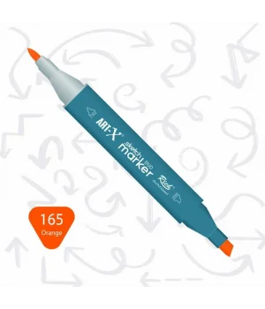 Rich Art-X Sketch Marker Duo Çift Uçlu Marker Kalem 165 Orange