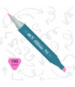 Rich Art-X Sketch Marker Duo Çift Uçlu Marker Kalem 190 Carnation