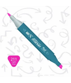 Rich Art-X Sketch Marker Duo Çift Uçlu Marker Kalem 211 Light Pink