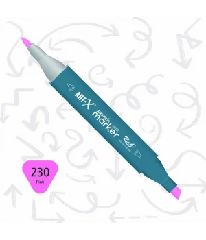 Rich Art-X Sketch Marker Duo Çift Uçlu Marker Kalem 230 Pink