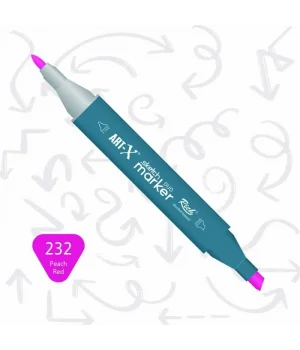 Rich Art-X Sketch Marker Duo Çift Uçlu Marker Kalem 232 Peach Red