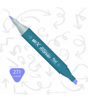 Rich Art-X Sketch Marker Duo Çift Uçlu Marker Kalem 271 Levander