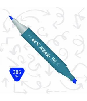 Rich Art-X Sketch Marker Duo Çift Uçlu Marker Kalem 286 Blue