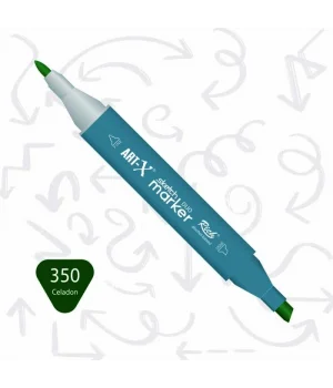 Rich Art-X Sketch Marker Duo Çift Uçlu Marker Kalem 350 Celadon