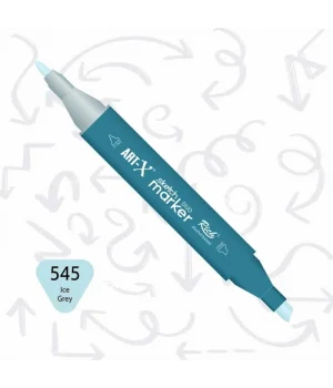 Rich Art-X Sketch Marker Duo Çift Uçlu Marker Kalem 545 Ice Grey