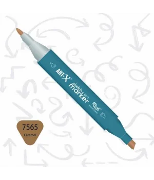 Rich Art-X Sketch Marker Duo Çift Uçlu Marker Kalem 7565 Caramel