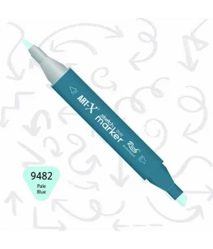 Rich Art-X Sketch Marker Duo Çift Uçlu Marker Kalem 9482 Pale Blue