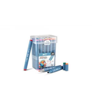 Rich Art-X Sketch Marker Duo Çift Uçlu Marker Kalem Seti 24 Renk