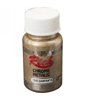 Rich Chrome Metalik Boya 50 cc. 1543 Şampanya