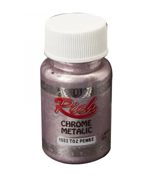 Rich Chrome Metalik Boya 50 cc. 1553 Toz Pembe