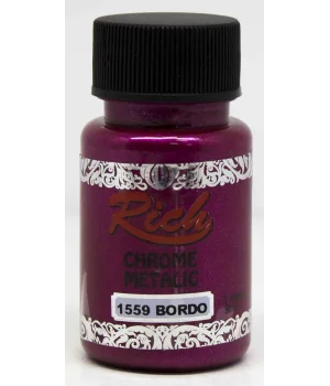 Rich Chrome Metalik Boya 50 cc. 1559 Bordo