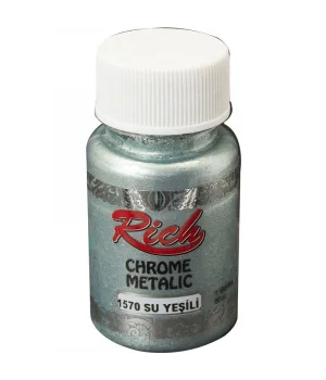 Rich Chrome Metalik Boya 50 cc. 1570 Su Yeşili