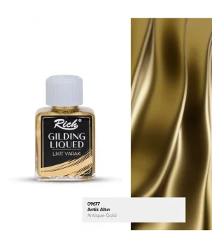 Rich Gilding Liqued Likit Sıvı Varak 75 cc. ANTİK ALTIN