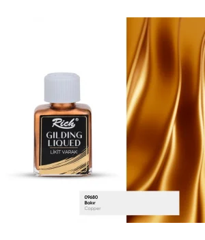 Rich Gilding Liqued Likit Sıvı Varak 75 cc. BAKIR