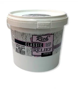 Rich Klasik Rölyef Pasta BEYAZ 1200 gr.