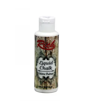 Rich Liquid Chalk Eskitme Pudrası 120 cc. 650 BEYAZ