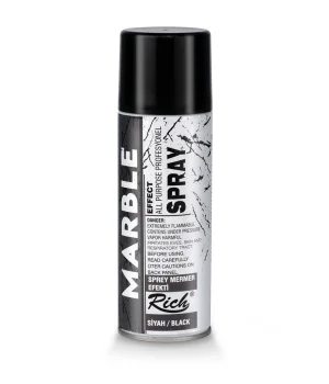 Rich Marble Effect Sprey Mermer Efekti 200 ml. SİYAH