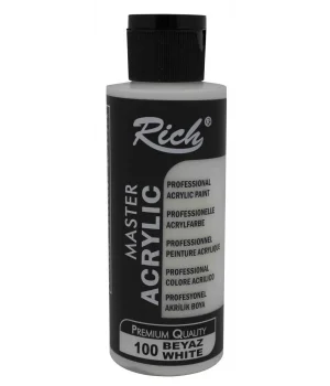 Rich Master Akrilik Boya 120 cc. 100 Beyaz