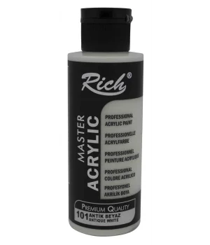 Rich Master Akrilik Boya 120 cc. 101 Antik Beyaz