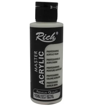 Rich Master Akrilik Boya 120 cc. 106 Soft Beyaz