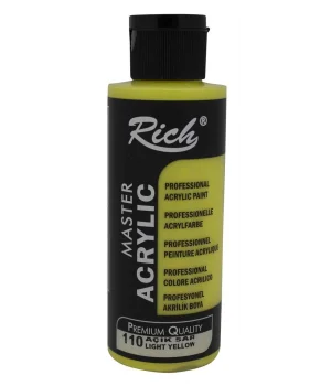 Rich Master Akrilik Boya 120 cc. 110 Açık Sarı