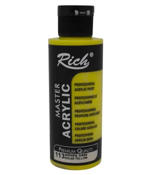 Rich Master Akrilik Boya 120 cc. 113 Güneş Sarı
