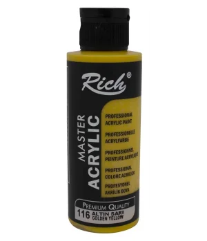 Rich Master Akrilik Boya 120 cc. 116 Altın Sarı