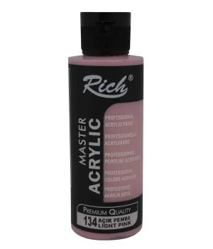 Rich Master Akrilik Boya 120 cc. 134 Açık Pembe