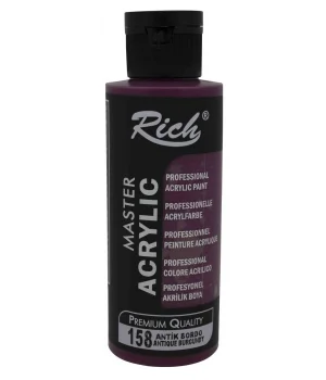 Rich Master Akrilik Boya 120 cc. 158 Antik Bordo