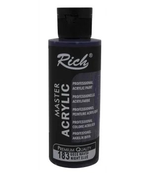 Rich Master Akrilik Boya 120 cc. 183 Gece Mavisi