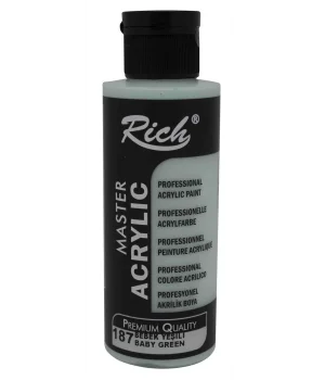 Rich Master Akrilik Boya 120 cc. 187 Bebek Yeşili