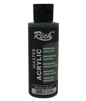 Rich Master Akrilik Boya 120 cc. 209 Zeytin Yeşili