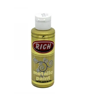 Rich Metalik Akrilik Boya 120 cc. 724 KLASİK ALTIN