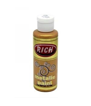 Rich Metalik Akrilik Boya 120 cc. 728 AZTEK ALTIN