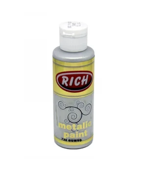 Rich Metalik Akrilik Boya 120 cc. 732 GÜMÜŞ