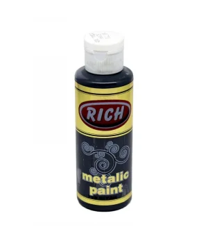Rich Metalik Akrilik Boya 120 cc. 770 SİYAH