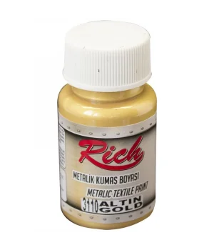 Rich Metalik Kumaş Boyası 50 cc. 3110 ALTIN