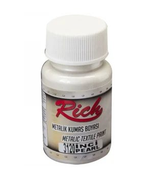 Rich Metalik Kumaş Boyası 50 cc. 3120 İNCİ