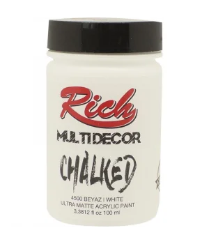 Rich Multi Decor Chalked Akrilik Boya 100 cc. 4500 BEYAZ
