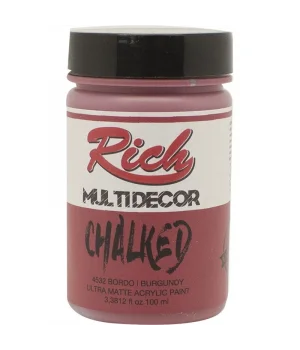 Rich Multi Decor Chalked Akrilik Boya 100 cc. 4532 BORDO