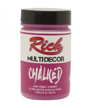 Rich Multi Decor Chalked Akrilik Boya 100 cc. 4534 VİŞNE