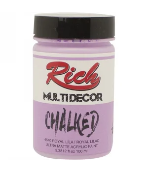 Rich Multi Decor Chalked Akrilik Boya 100 cc. 4540 ROYAL LİLA